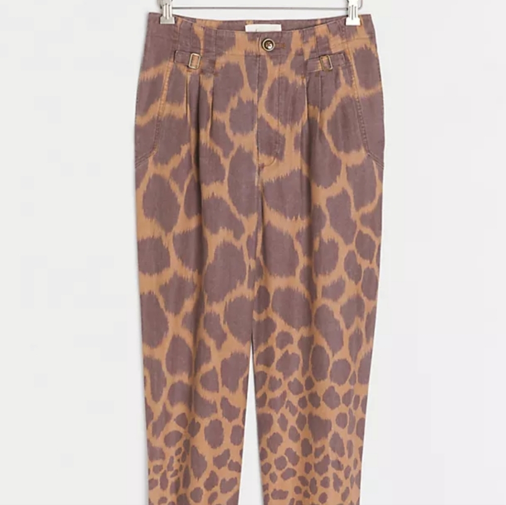 NWT Anthropologie TAMARIND TROUSER /JOGGERS Buckle& Pleated size 14P - Picture 5 of 5